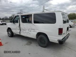 2008 Ford Econoline Passenger XL with VIN 1FMNE11W48DA43630, listed as a Copart auction lot 49705745 with 151,622 mi miles and Salvage Title. Bid and sale history available at DreamBid. Image 2.