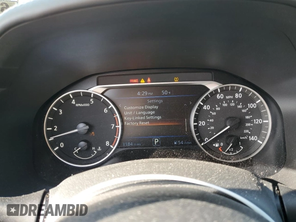 2024 Nissan Altima SR with VIN 1N4BL4CV6RN302977, listed as a Copart auction lot 48794495 with 3,184 mi miles and Salvage Title. Bid and sale history available at DreamBid. Image 9.