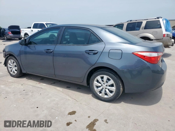 2016 Toyota Corolla L z VIN 5YFBURHE7GP485545, wystawiony jako Copart lot #58166915 z przebiegiem 102 557 mil mil oraz Szkoda całkowita • Salvage title. Historia ofert i sprzedaży dostępna na DreamBid. Obrazek 2.