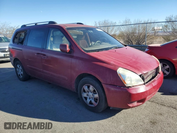 2008 Kia Sedona LX with VIN KNDMB233086248352, listed as a Copart auction lot 84154874 with 225,708 mi miles and Clean Title. Bid and sale history available at carsss.com. Image 4.