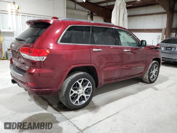 2019 Jeep Grand Cherokee Overland with VIN 1C4RJFCT3KC687246, listed as a Copart auction lot 52098394 with 74,113 mi miles and Salvage Title. Bid and sale history available at carsss.com. Image 3.