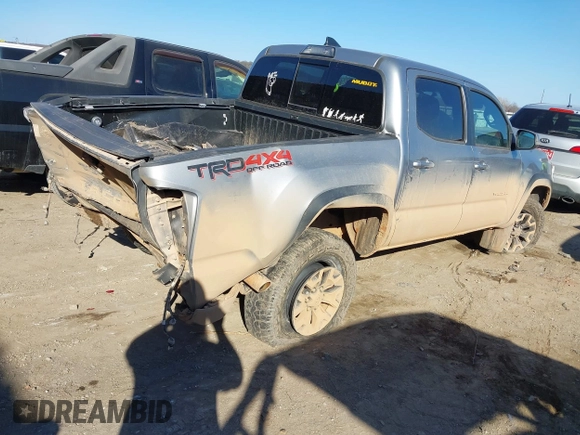 2017 Toyota Tacoma SR5 with VIN 3TMCZ5AN4HM056106, listed as a IAAI auction lot 41432290 with 120,676 mi miles and . Bid and sale history available at DreamBid. Image 4.