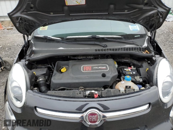 2017 FIAT 500L Pop with VIN ZFBCFAAH2HZ039138, listed as a Copart auction lot 86020804 with 55,324 mi miles and Salvage Title. Bid and sale history available at carsss.com. Image 11.