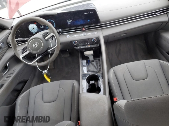 2023 Hyundai Elantra SEL with VIN KMHLS4AG8PU606168, listed as a Copart auction lot 49257485 with 11,945 mi miles and Salvage Title. Bid and sale history available at DreamBid. Image 8.