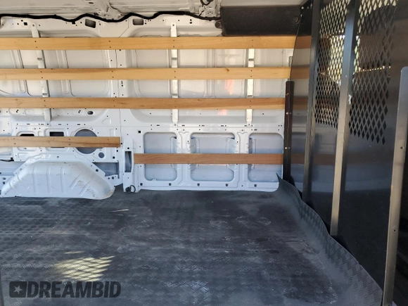 2023 Ford Transit Cargo with VIN 1FTBR1Y83PKA55264, listed as a Copart auction lot 56707125 with 14,737 mi miles and Clean title. Bid and sale history available at DreamBid. Image 11.