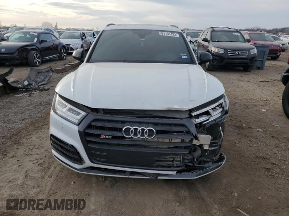 2019 Audi SQ5 Premium Plus with VIN WA1B4AFY3K2064082, listed as a Copart auction lot 81191483 with 43,602 mi miles and . Bid and sale history available at DreamBid. Image 5.