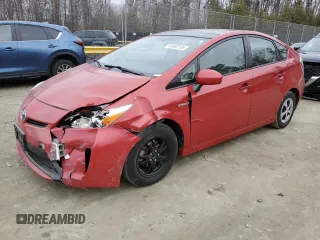 2014 Toyota Prius Four with VIN JTDKN3DU4E1827042, listed as a Copart auction lot 44680195 with 165,108 mi miles and Salvage Title. Bid and sale history available at carsss.com. Image 1.