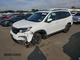 2021 Honda Pilot Special Edition with VIN 5FNYF6H27MB102574, listed as a Copart auction lot 71641744 with 34,772 mi miles and Salvage Title. Bid and sale history available at DreamBid. Image 1.