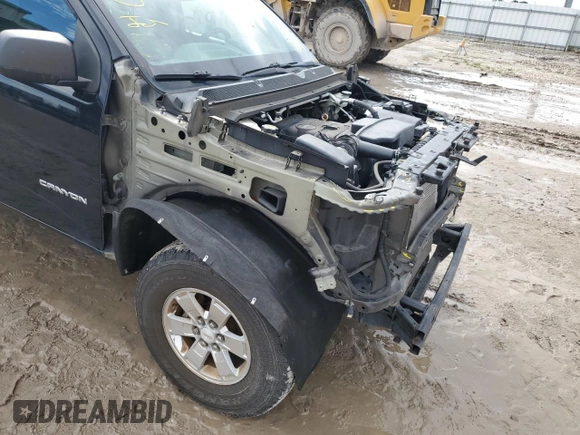 2016 GMC Canyon 2WD with VIN 1GTG5BEA6G1254345, listed as a Copart auction lot 73164174 with 75,833 mi miles and Salvage Title. Bid and sale history available at carsss.com. Image 13.