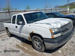 2004 Chevrolet Silverado 1500 LS with VIN 2GCEC19T541163639, listed as a IAAI auction lot 41989272 with 270,000 mi miles. Bid and sale history available at carsss.com. Image 1.