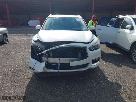 2017 Infiniti QX60 with VIN 5N1DL0MN3HC528684, listed as a IAAI auction lot 41205391 with NaN miles. Bid and sale history available at carsss.com. Image 12.
