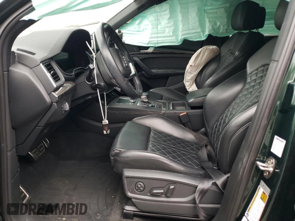 2018 Audi SQ5 Premium Plus with VIN WA1A4AFY7J2142857, listed as a Copart auction lot 46485883 with 0 mi miles. Bid and sale history available at carsss.com. Image 7.