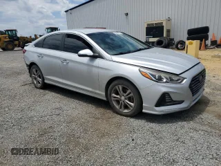 2018 Hyundai Sonata Sport Plus with VIN 5NPE34AF9JH629526, listed as a Copart auction lot 58087274 with 92,493 mi miles and Salvage Title. Bid and sale history available at DreamBid. Image 4.