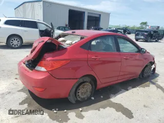 2013 Hyundai Accent GLS z VIN KMHCT4AE8DU441908, wystawiony jako Copart lot #53751375 z przebiegiem 146 721 mil mil oraz Szkoda całkowita • Salvage title. Historia ofert i sprzedaży dostępna na DreamBid. Obrazek 3.