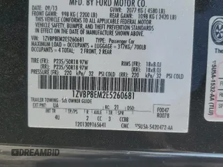 2014 Ford Mustang V6 with VIN 1ZVBP8EM2E5260681, listed as a Copart auction lot 57455675 with Not provided miles and Salvage title. Bid and sale history available at DreamBid. Image 13.