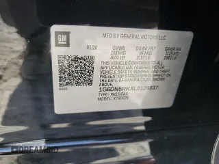 2020 Cadillac CT5 Premium Luxury z VIN 1G6DN5RKXL0124837, wystawiony jako Copart lot #59116035 z przebiegiem 90 731 mil mil oraz Szkoda całkowita • Salvage title. Historia ofert i sprzedaży dostępna na DreamBid. Obrazek 12.