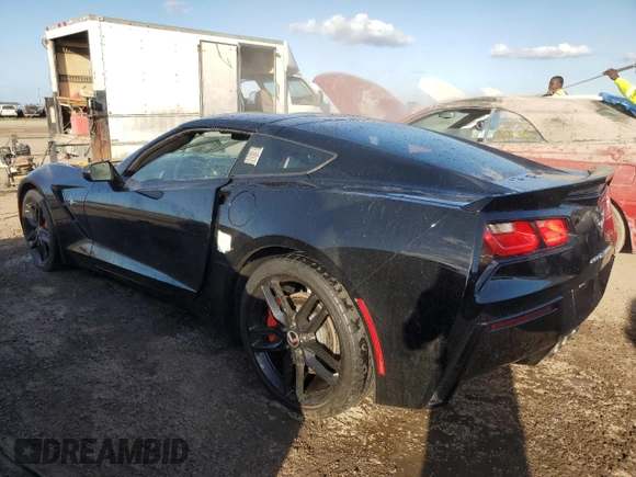 2015 Chevrolet Corvette 2LT with VIN 1G1YC2D7XF5100754, listed as a Copart auction lot 78390194 with 0 mi miles and Non Repairable. Bid and sale history available at carsss.com. Image 2.