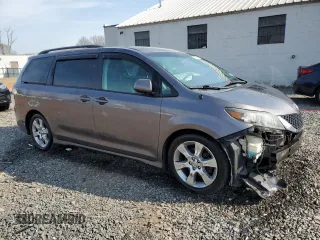 2012 Toyota Sienna SE with VIN 5TDXK3DC9CS265368, listed as a Copart auction lot 47754745 with 169,394 mi miles and Salvage Title. Bid and sale history available at carsss.com. Image 4.