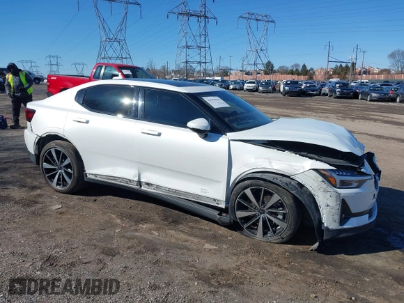 2021 Polestar 2 Launch Edition z VIN LPSED3KA1ML017713, wystawiony jako IAAI lot #41554195 z przebiegiem 25 373 mil mil oraz . Historia ofert i sprzedaży dostępna na DreamBid. Obrazek 1.