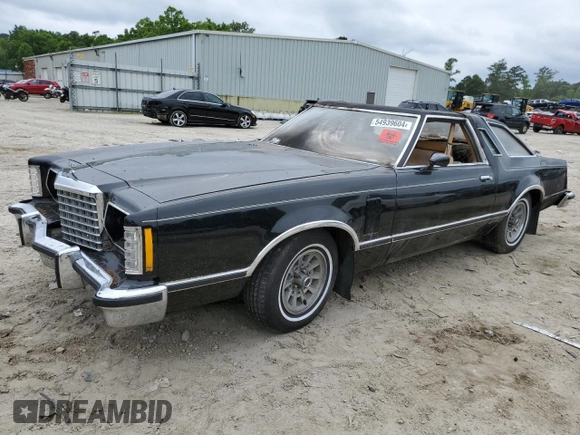 1978 Ford Thunderbird with VIN 8G87H140143, listed as a Copart auction lot 54939604 with 73,165 mi miles and Salvage Title. Bid and sale history available at DreamBid. Image 1.