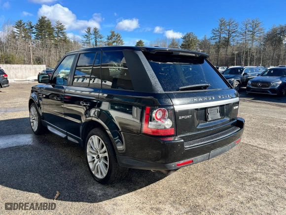 2012 Land Rover Range Rover Sport HSE LUX with VIN SALSK2D46CA755737, listed as a Copart auction lot 47573235 with 238,213 mi miles and Clean Title. Bid and sale history available at carsss.com. Image 3.