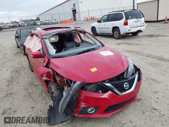 2017 Nissan Sentra SR Turbo with VIN 3N1CB7APXHY221105, listed as a IAAI auction lot 41727118 with Not Provided miles and . Bid and sale history available at carsss.com. Image 6.