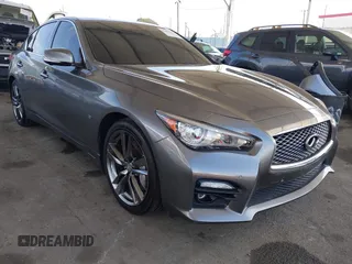 2015 Infiniti Q50 Sport with VIN JN1BV7AR6FM413609, listed as a IAAI auction lot 42082114 with 62,435 mi miles and . Bid and sale history available at DreamBid. Image 1.