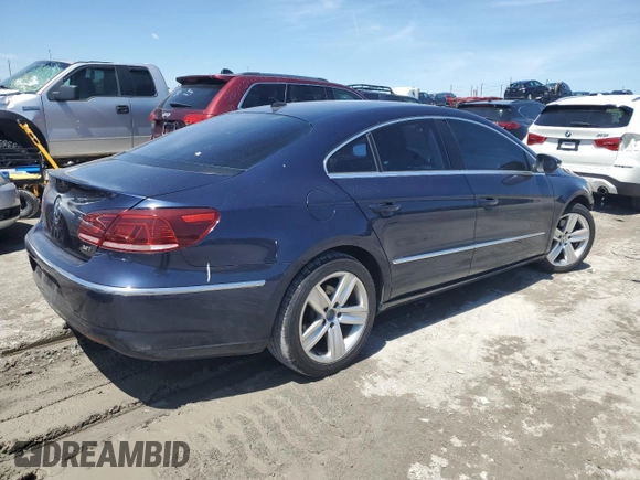 2014 Volkswagen CC R-Line with VIN WVWBN7AN3EE535590, listed as a Copart auction lot 67655594 with 89,808 mi miles and Non Repairable. Bid and sale history available at carsss.com. Image 3.
