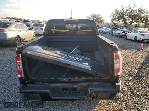 2022 GMC Canyon 2WD Elevation with VIN 1GTG5CEN0N1274077, listed as a Copart auction lot 41696505 with 57,579 mi miles and Salvage Title. Bid and sale history available at carsss.com. Image 6.
