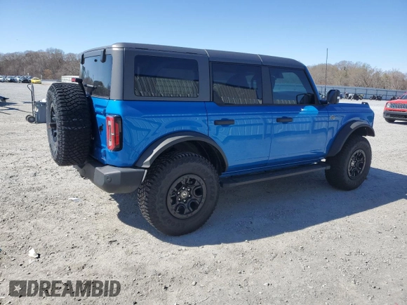 2023 Ford Bronco with VIN 1FMEE5DP7PLB92288, listed as a Copart auction lot 49272285 with 8,591 mi miles and Salvage Title. Bid and sale history available at DreamBid. Image 3.