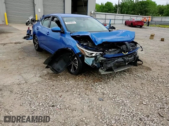 2021 Nissan Sentra SV z VIN 3N1AB8CV4MY316407, wystawiony jako Copart lot #54265655 z przebiegiem 61 346 mil mil oraz Szkoda całkowita • Salvage title. Historia ofert i sprzedaży dostępna na DreamBid. Obrazek 13.