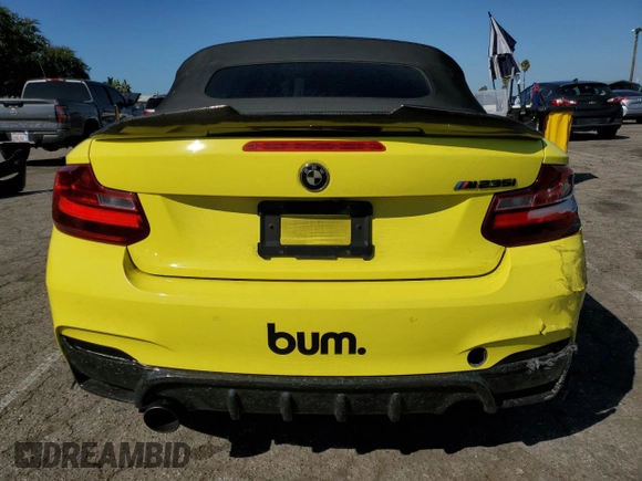2015 BMW 2 Series M235i with VIN WBA1M1C55FV393217, listed as a Copart auction lot 70542093 with 118,918 mi miles. Bid and sale history available at carsss.com. Image 6.