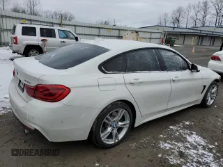 2019 BMW 4 Series 440i xDrive with VIN WBA4J7C58KBM76337, listed as a Copart auction lot 44376145 with 57,786 mi miles and Salvage Title. Bid and sale history available at carsss.com. Image 3.