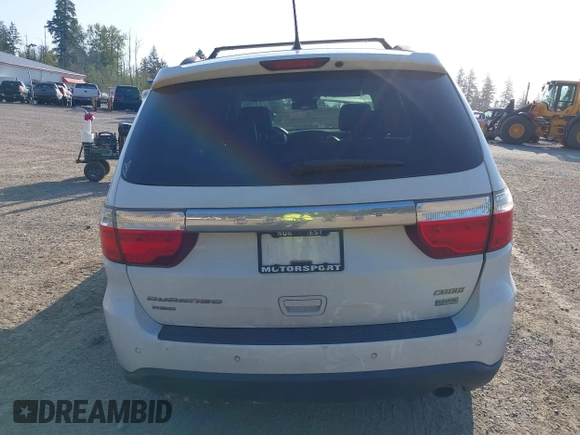 2013 Dodge Durango Crew with VIN 1C4RDJDG3DC664855, listed as a IAAI auction lot 42109159 with 148,440 mi miles and . Bid and sale history available at DreamBid. Image 16.