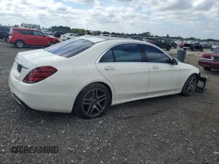 2018 Mercedes-Benz S 560 with VIN WDDUG8DB9JA369366, listed as a Copart auction lot 42800795 with 90,767 mi miles and Clean Title. Bid and sale history available at carsss.com. Image 3.