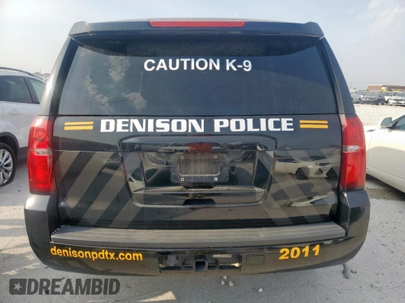 2020 Chevrolet Tahoe Commercial with VIN 1GNLCDEC7LR298228, listed as a Copart auction lot 57065475 with Not provided miles and Salvage title. Bid and sale history available at DreamBid. Image 6.