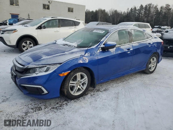 2021 Honda Civic Sedan EX with VIN 2HGFC2F71MH011724, listed as a Copart auction lot 88491315 with 96,000 mi miles and Salvage Title. Bid and sale history available at carsss.com. Image 1.