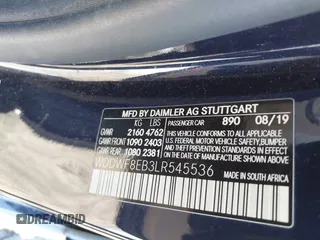 2020 Mercedes-Benz C 300 z VIN WDDWF8EB3LR545536, wystawiony jako IAAI lot #41125152 z przebiegiem 85 853 mil mil oraz . Historia ofert i sprzedaży dostępna na DreamBid. Obrazek 9.