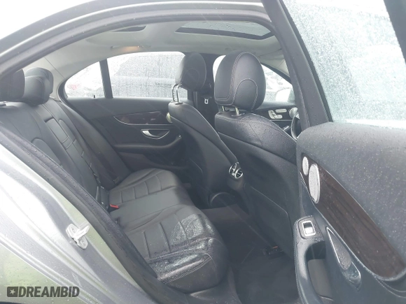 2015 Mercedes-Benz C-Class C 300 with VIN 55SWF4JB8FU057426, listed as a IAAI auction lot 41558621 with 106,655 mi miles. Bid and sale history available at carsss.com. Image 8.