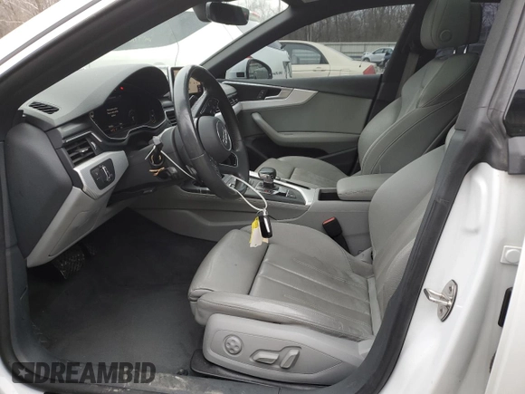 2018 Audi A5 Sportback Premium Plus with VIN WAUENCF54JA011636, listed as a Copart auction lot 39844873 with 98,266 mi miles. Bid and sale history available at carsss.com. Image 7.