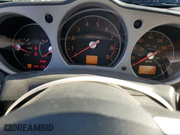 2008 Nissan 350Z Touring z VIN JN1BZ34E78M751156, wystawiony jako Copart lot #49446005 z przebiegiem 55 675 mil mil oraz Szkoda całkowita • Salvage title. Historia ofert i sprzedaży dostępna na DreamBid. Obrazek 9.