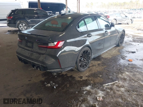 2024 BMW M3 Competition xDrive z VIN WBS43AY00RFS70481, wystawiony jako IAAI lot #41444045 z przebiegiem Nie podano mil oraz . Historia ofert i sprzedaży dostępna na DreamBid. Obrazek 4.