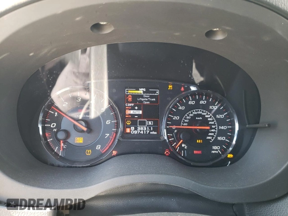 2019 Subaru WRX STI with VIN JF1VA2R69K9814853, listed as a Copart auction lot 48538665 with 97,417 mi miles and Salvage title. Bid and sale history available at DreamBid. Image 9.