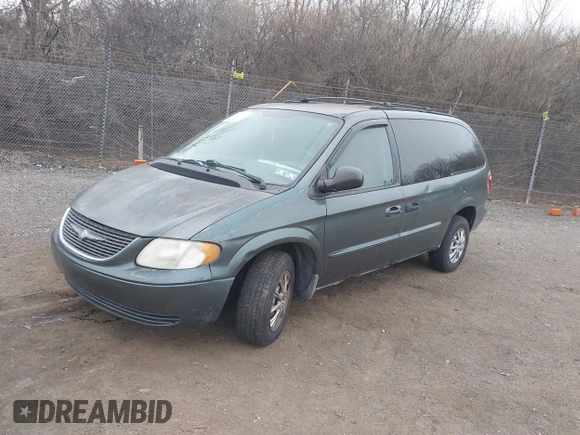 2003 Chrysler Town & Country with VIN 2C4GP24R43R255341, listed as a IAAI auction lot 41687331 with 129,592 mi miles. Bid and sale history available at carsss.com. Image 2.