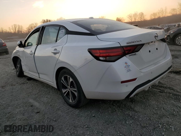 2022 Nissan Sentra SV with VIN 3N1AB8CV8NY317271, listed as a Copart auction lot 47178105 with 17,926 mi miles and Salvage Title. Bid and sale history available at carsss.com. Image 2.