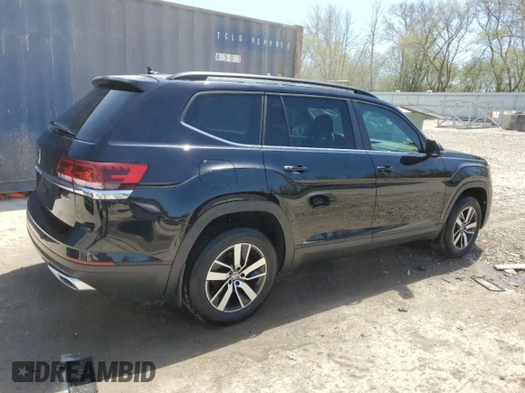 2022 Volkswagen Atlas SE z VIN 1V2LP2CA8NC509167, wystawiony jako Copart lot #56195895 z przebiegiem 31 166 mil mil oraz Szkoda całkowita • Salvage title. Historia ofert i sprzedaży dostępna na DreamBid. Obrazek 3.