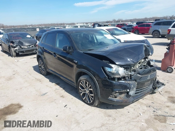 2016 Mitsubishi Outlander Sport 2.0 ES with VIN JA4AP3AU8GZ049501, listed as a IAAI auction lot 41645685 with 143,936 mi miles. Bid and sale history available at carsss.com. Image 1.