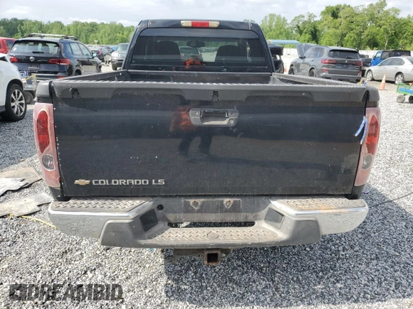 2005 Chevrolet Colorado LS Z71 with VIN 1GCDT196658186089, listed as a Copart auction lot 54735655 with 259,118 mi miles and Salvage title. Bid and sale history available at DreamBid. Image 6.