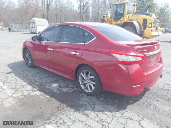 2014 Nissan Sentra SV with VIN 3N1AB7AP6EL645171, listed as a IAAI auction lot 41963853 with 142,563 mi miles. Bid and sale history available at carsss.com. Image 3.