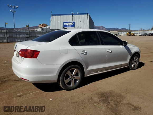 2012 Volkswagen Jetta Sedan TDI with VIN 3VW3L7AJ2CM398010, listed as a Copart auction lot 47034055 with 0 mi miles and Salvage Title. Bid and sale history available at carsss.com. Image 3.